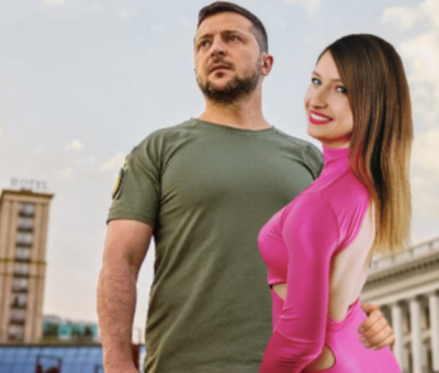 Zelensky and His Mistress Olena Zalevska